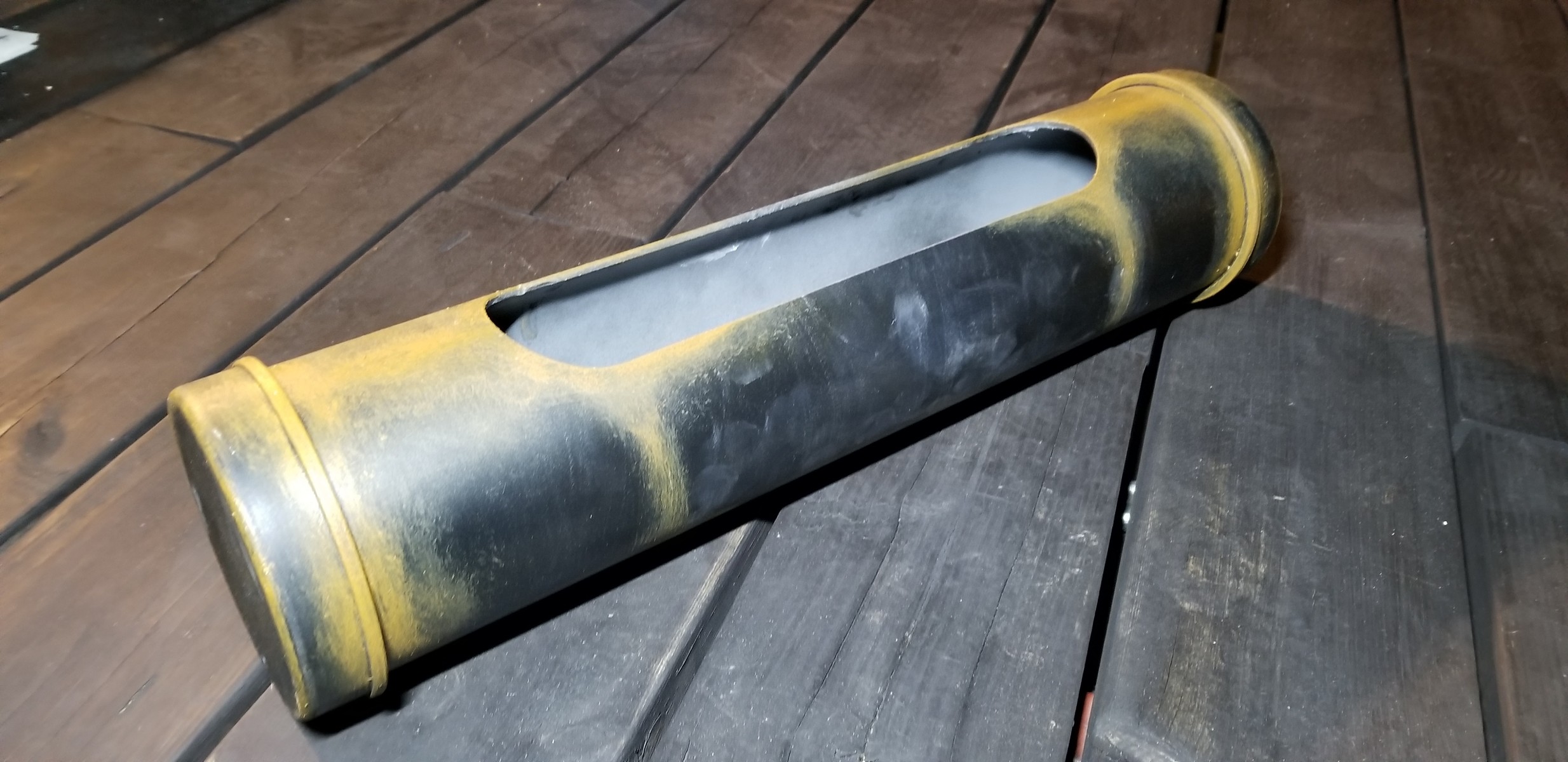 塩ビパイプdiy 流れるサビ塗装でオシャレな吊り下げ式ハーブプランターを本気で作る 2作目 3 サビのアクセント塗装 時間とお金と趣味を大切にするブログ 塩ビパイプdiy 流れるサビ塗装でオシャレな吊り下げ式ハーブプランターを本気で作る 2作目 3 サビのアクセント塗装 時間とお金と趣味を大切にするブログ