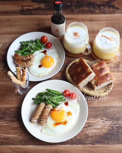 ホワイトデーの朝ごはんとスティックチョコパイ