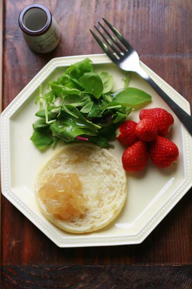 マフィンの朝ごはんプレート