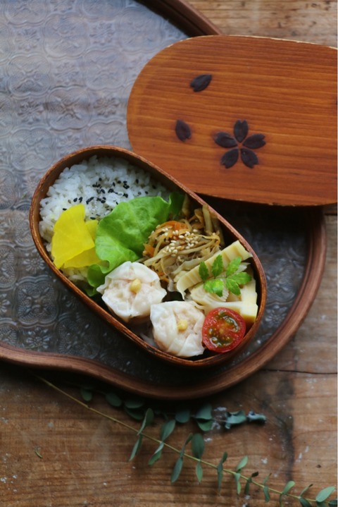 シュウマイ弁当と嬉しいお土産たち