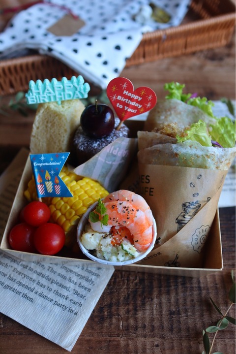 誕生日のお弁当