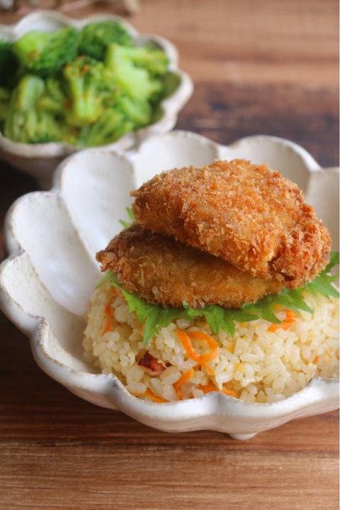 カツのせチャーハン