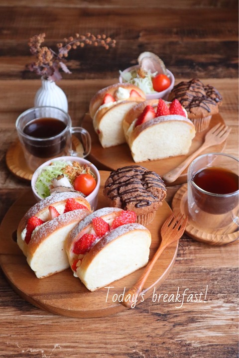 誕生日の朝ごはん