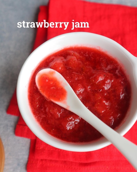 自家製いちごジャムといちごみるく