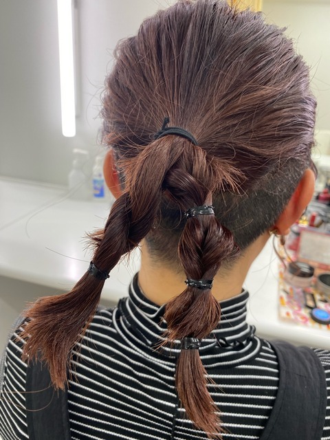 今日のヘアメイク