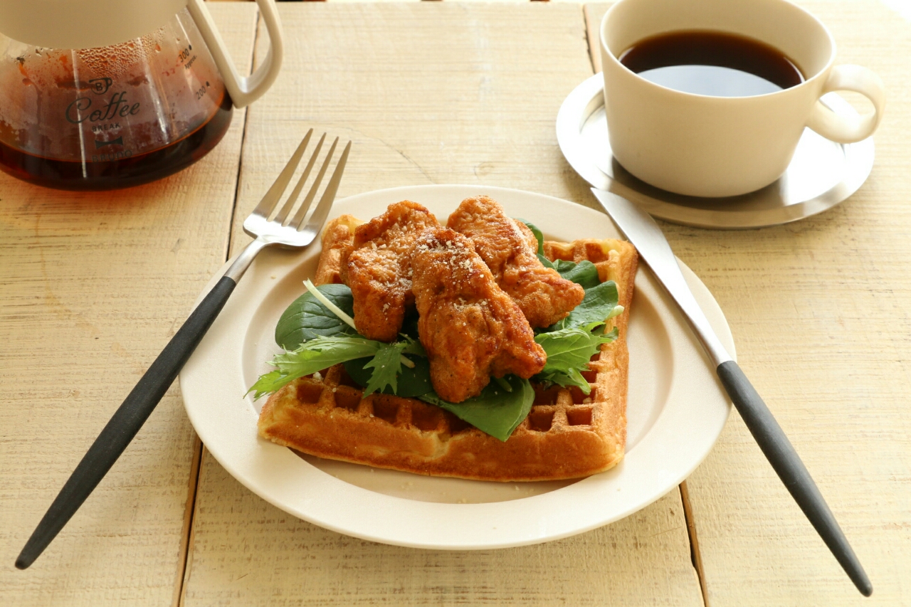 フライドチキンとワッフルのレシピ