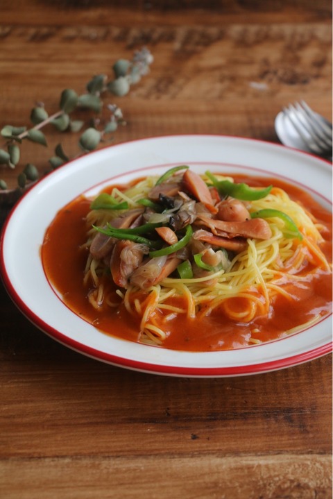 あんかけパスタ、ミラカン風