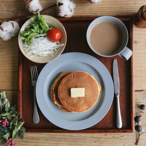 12/28 ホットケーキの朝ごはん