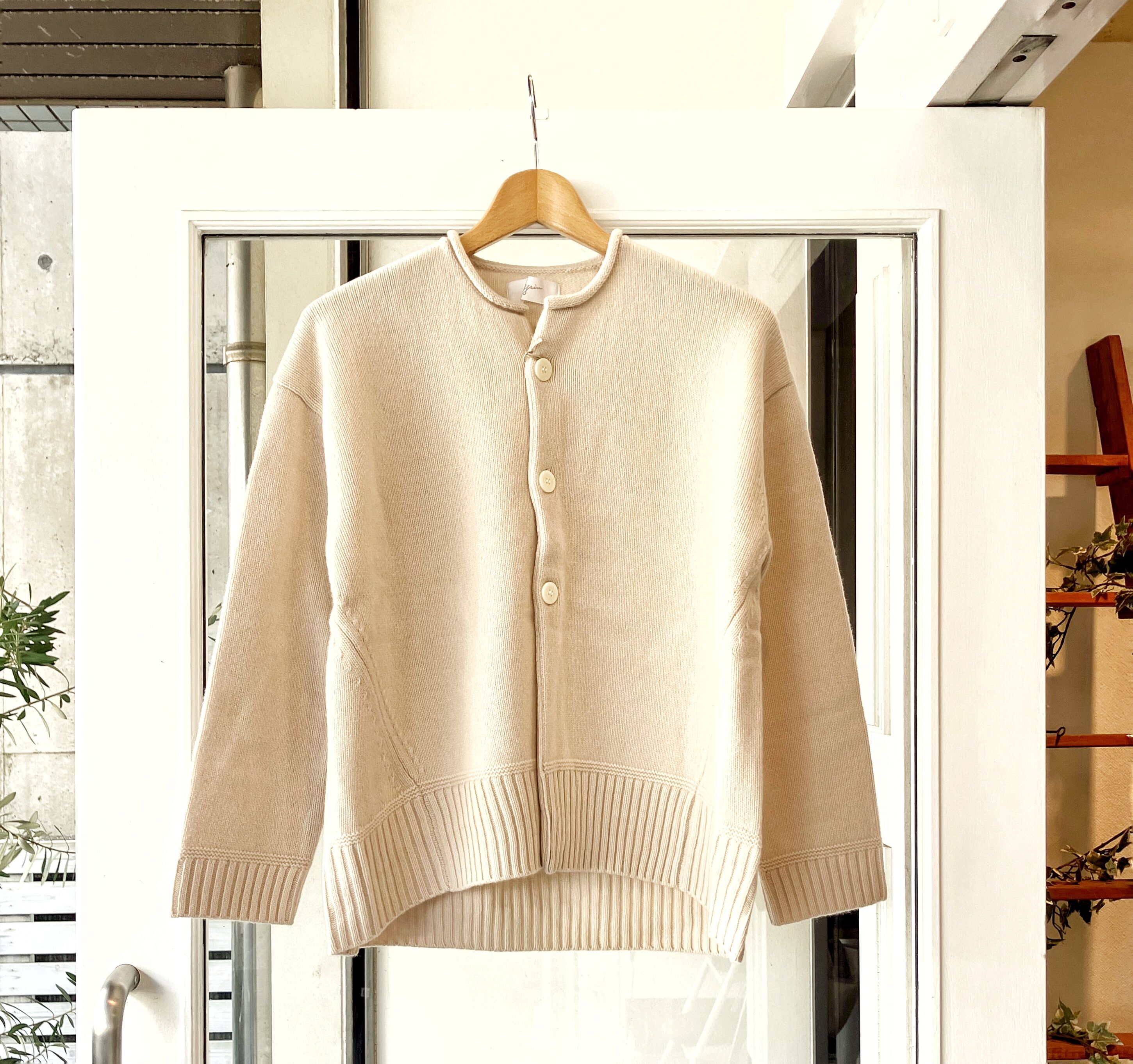 ENFOLD【メリノウール スリットベストカーディガン】 ENFOLD メリノウール スリットベストカーディガン