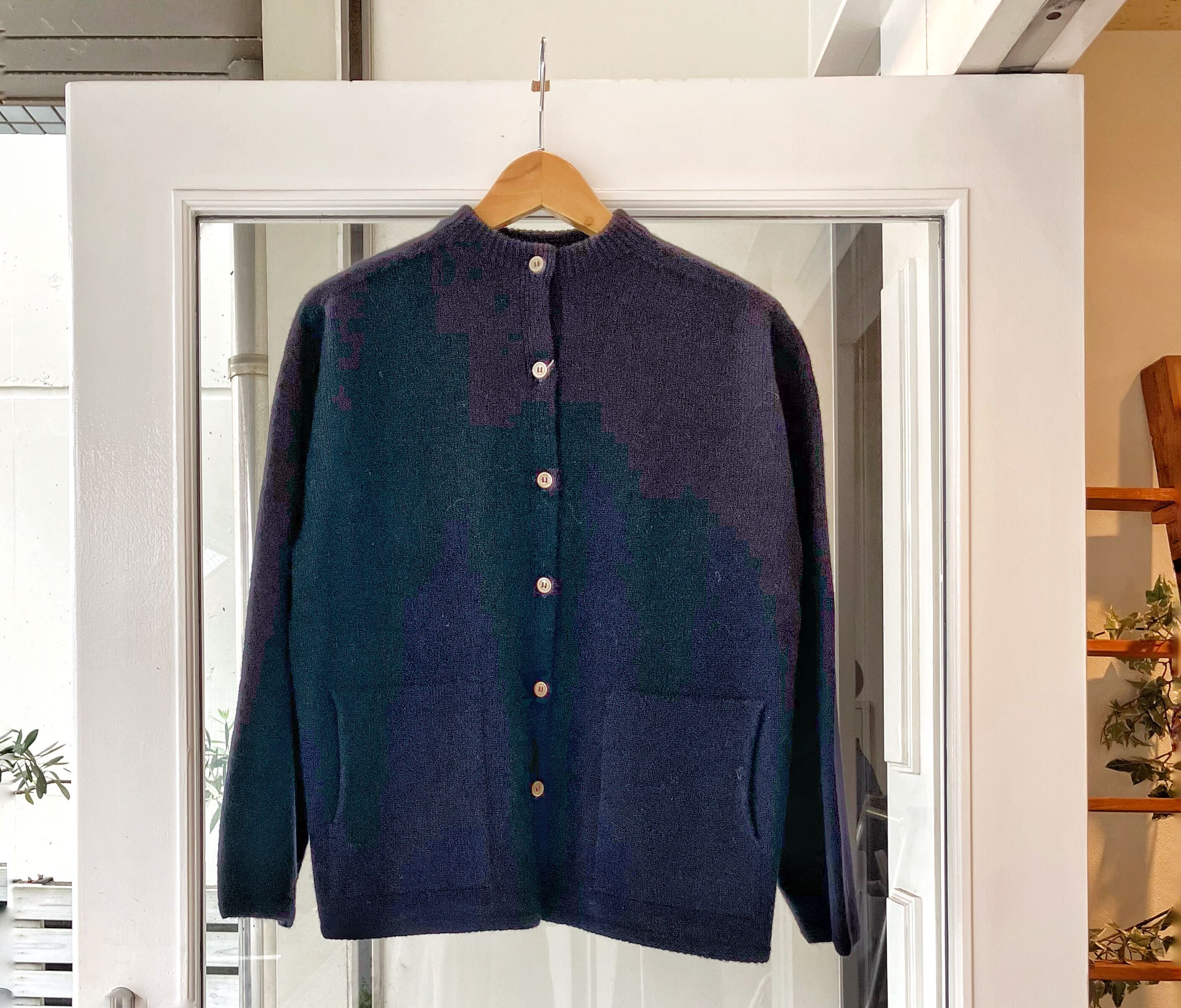 ハンズオブクリエイション　ざっくりカーディガンニット　新品タグ付き ハンズオブクリエイション カーディガン 新品タグ付き ハンズオブ