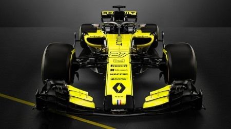 【F1新車発表】ルノーが2018F1マシン「R.S.18」を公開、ここまでで一番シンプル？