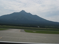 利尻島飛行