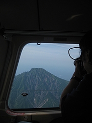 利尻島飛行