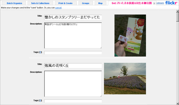 Flickrでまとめて修正03