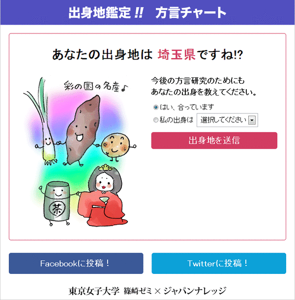 方言チャート2