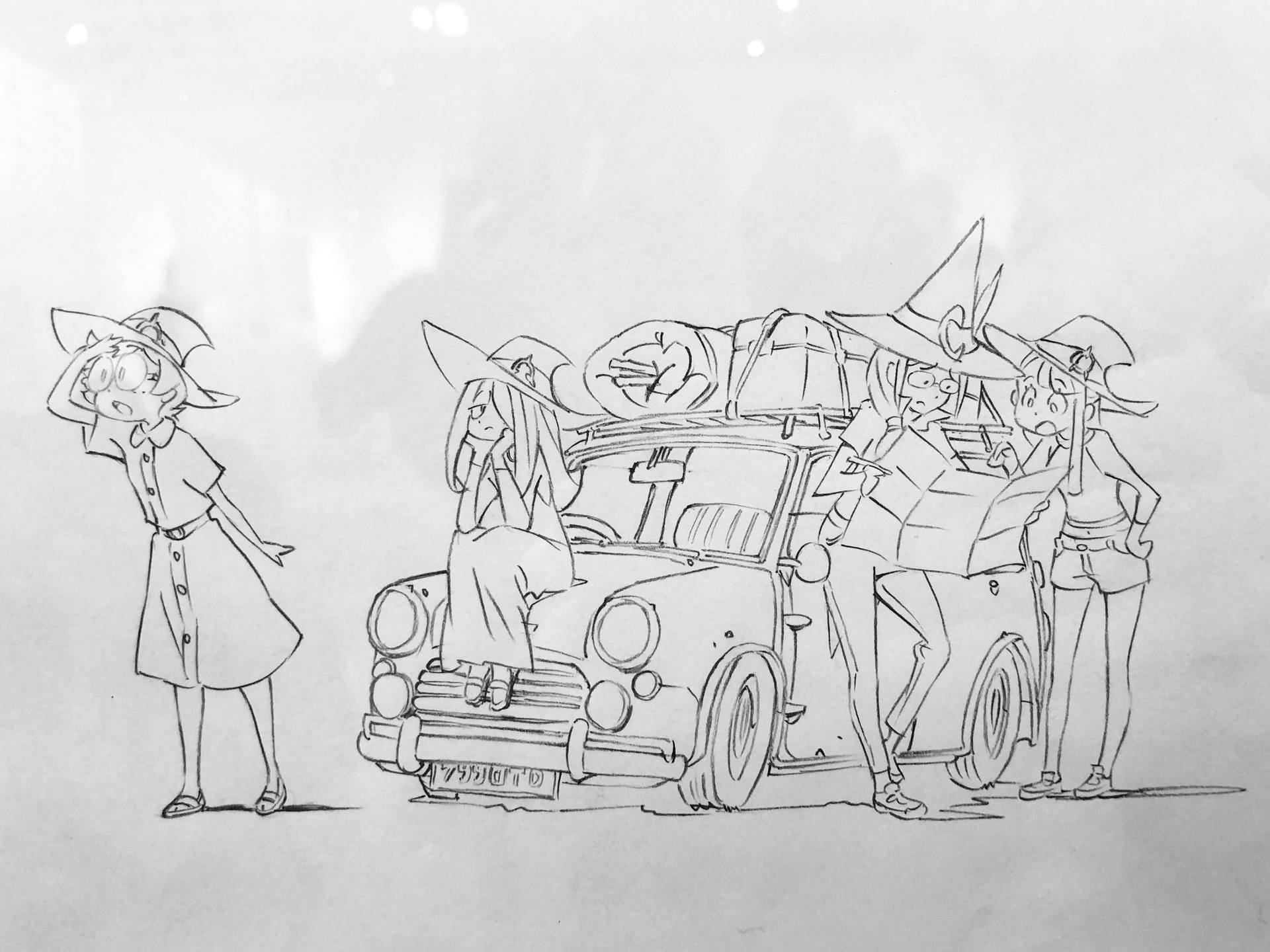 TRIGGER 芳垣祐介原画展 リトルウィッチアカデミア クリスマスシャリオ