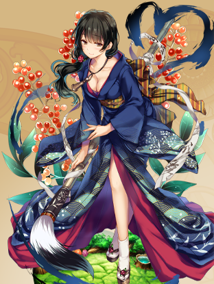 着物美女騎士 おはなずかん