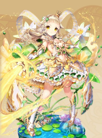 フラワーナイトガールヒツジグサ 花騎士の世界