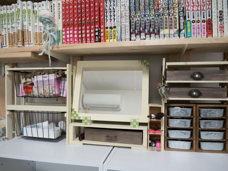 とりあえず100均でどうにかしよう 化粧台的なもの 中古マンションを育てる日記