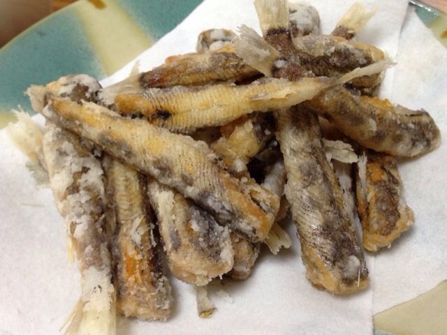 メヒカリの唐揚げ けつログ