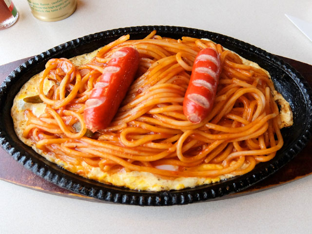 イタリアンスパゲッティ 鉄板ナポリタン 喫茶しらかば 清須市 けつログ