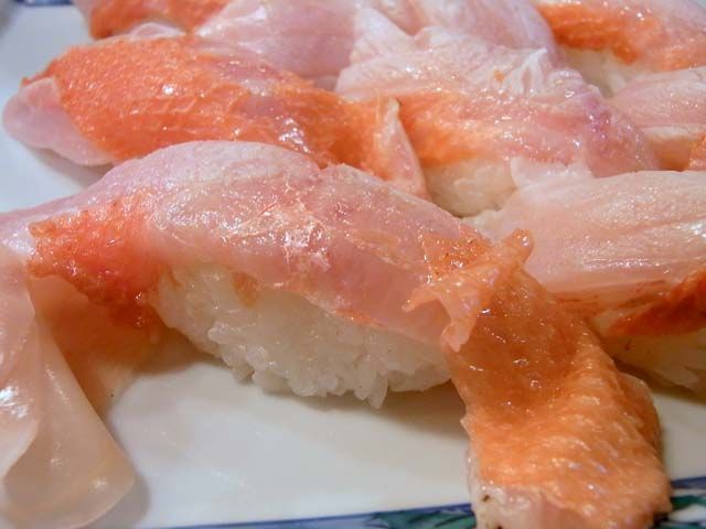 金目鯛寿し 魚八寿し 静岡県東伊豆町 けつログ