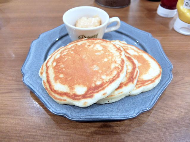 プレーンパンケーキ Cafe Downey Jrゲートタワー店 名古屋駅 けつログ プレーンパンケーキ Cafe Downey Jrゲートタワー店 名古屋駅 けつログ