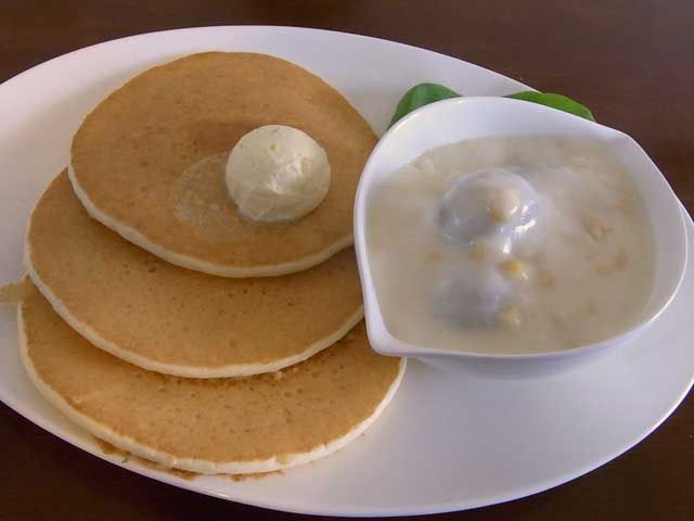 ミートボールパンケーキ パンケーキハウス ヤッケブース 読谷村 けつログ
