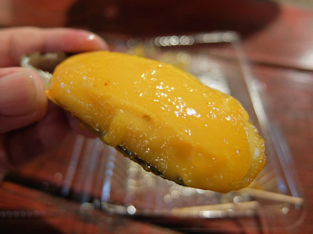 ムール貝のウニソース なかゆくい市場おんなの駅 恩納村 けつログ