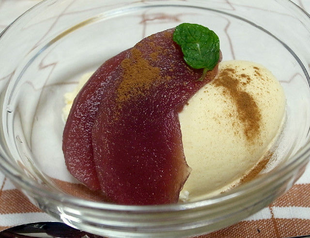 リンゴの赤ワイン煮 おうちデザート けつログ リンゴの赤ワイン煮 おうちデザート けつログ