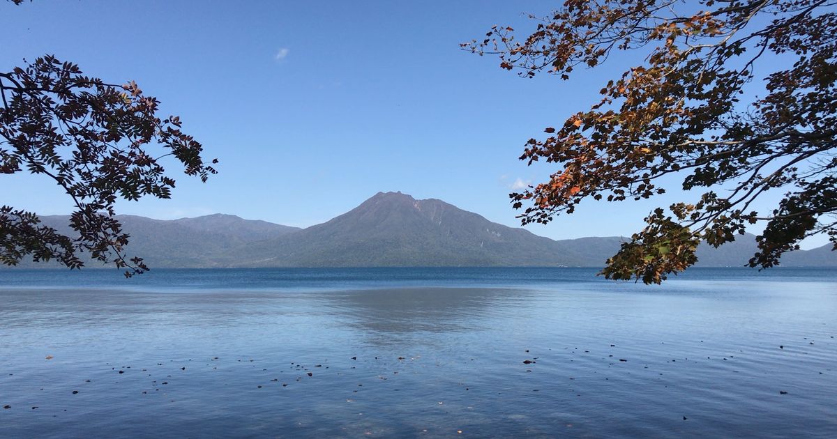 支笏湖でのんびりと