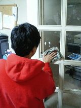 窓拭き