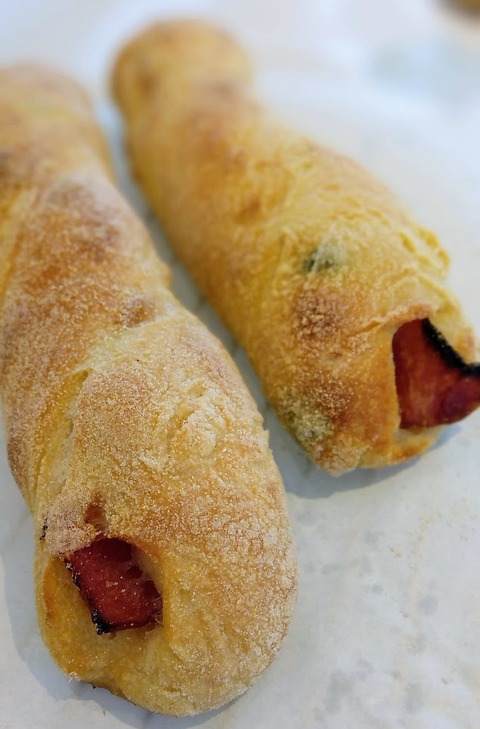 ベーコンケーパーチャバタ