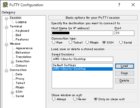 PuTTY Configuration 2020_10_18 19_02_52