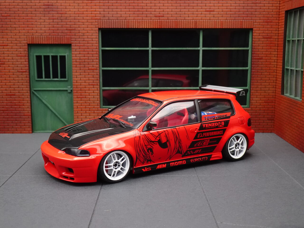 希少 eg ej シビック civic  position one エアロ エフェクト ポジションワン スポコン シビック（スポコン） : Norton's Modeling Works