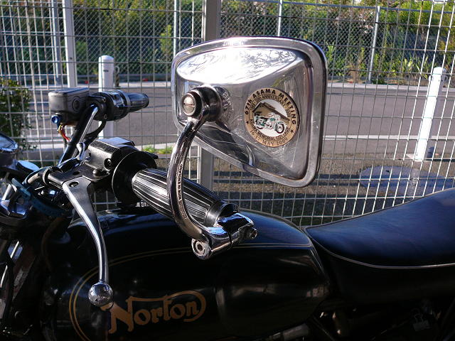 旧型 Stadium スタジアムミラー バーエンドミラー vespa カフェ