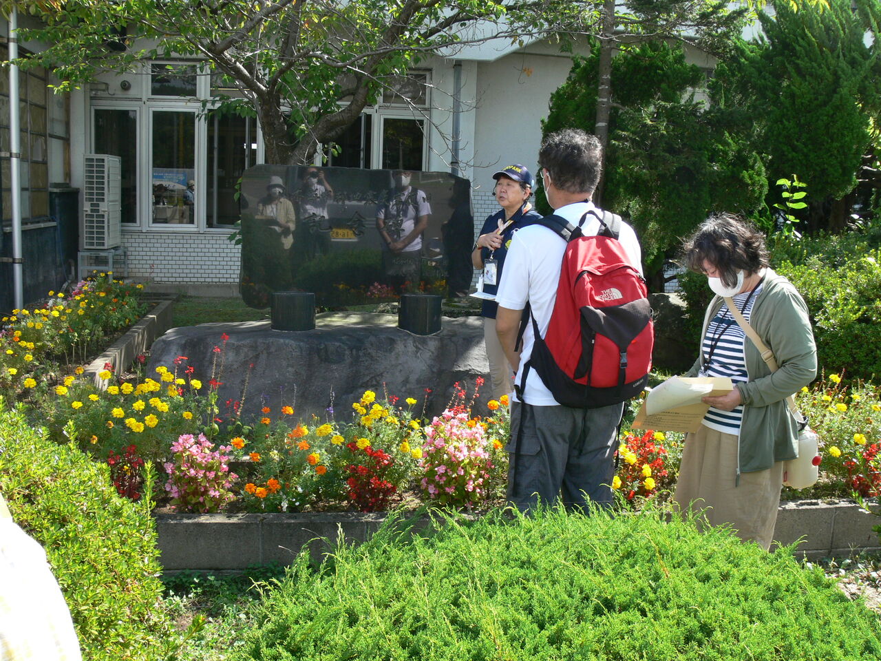 自然災害伝承碑を巡りました 能代市文化会館 中央公民館 青少年ホーム 婦人の家のブログ