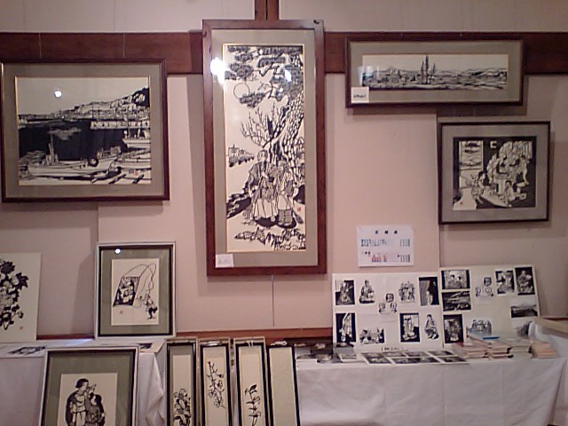 平野庄司「切り絵展」開催中です。 : 能代でらっと情報