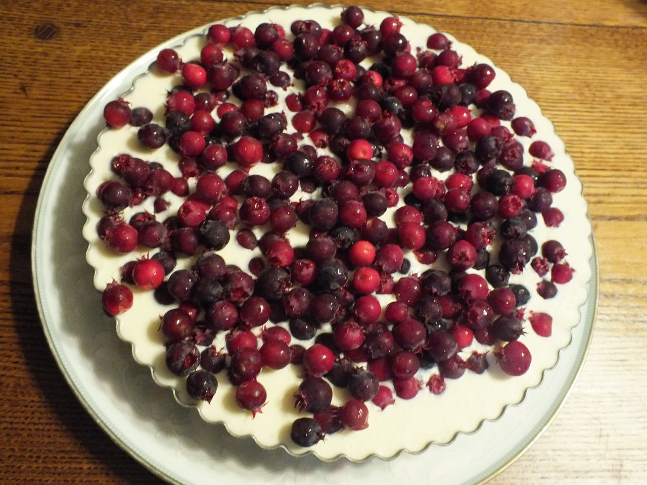 ジューンベリーのレアチーズケーキ Notaritarikanaの気ままな日々