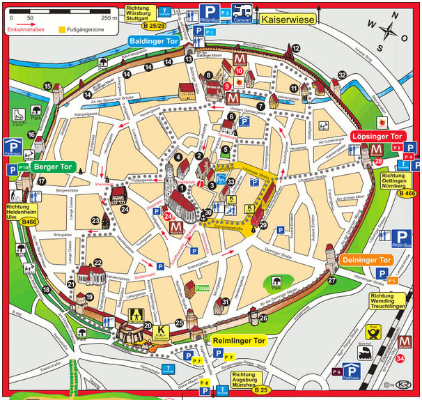 ロマンティック街道 Noerdlingen ネルトリンゲン Wallerstein Schloss Baldern 茸ノート In ドイツ