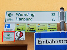 Romantische Schild