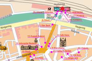 パン屋マップ 駅前