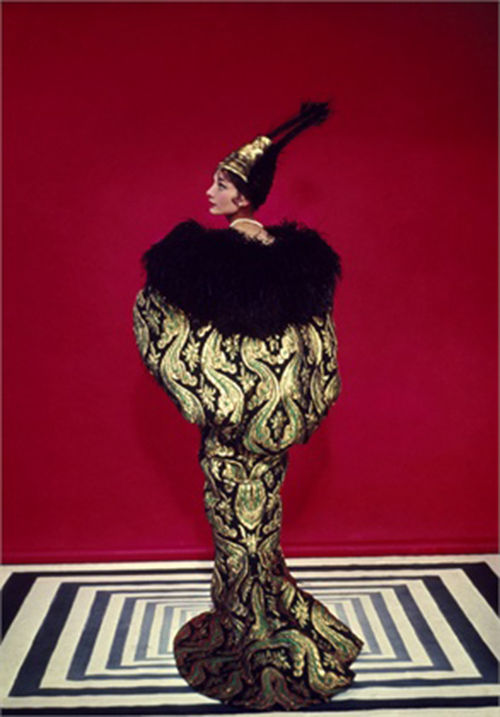 セシルビートン 顔写真入り絵画使用広告　1946年 セシル・ビートン 顔写真入り絵画使用広告 1946年 セシルビートン 顔