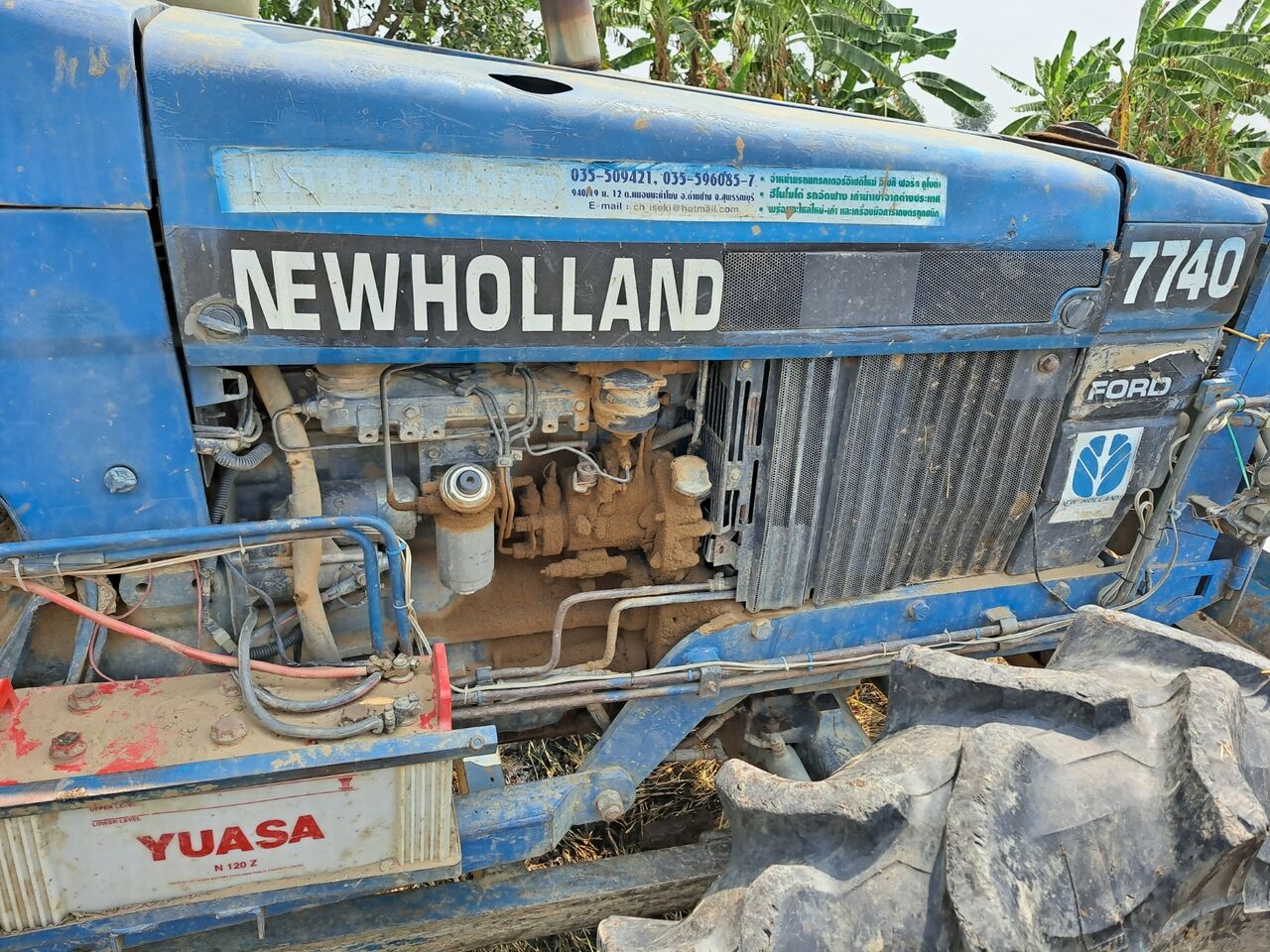 タイで年以上前の New Holland のトラクターを発見 農タイ生活の備忘録