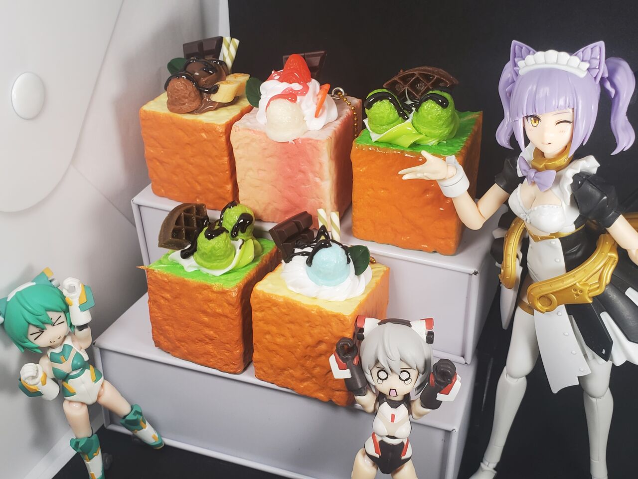 カロリーオーバー ガチャガチャ ふわふわハニートーストbc ちょいたしプラモ日記