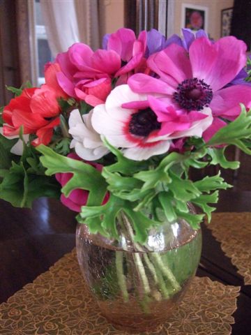 アネモネのブーケ 花とわが子と神様と