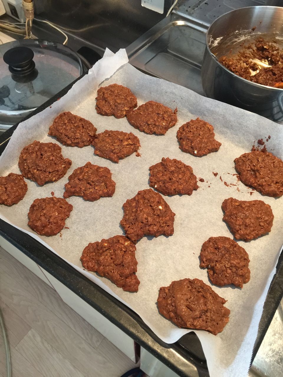 モラセスでオートミールクッキーを焼きました 目指せ 素肌美人