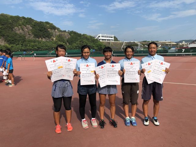 19年度 和歌山県高等学校新人テニス大会 近畿大学附属和歌山高等学校硬式テニス部 自機創変 19年度 和歌山県高等学校新人テニス大会 近畿大学附属和歌山高等学校硬式テニス部 自機創変