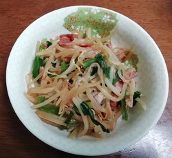 白滝ともやし炒め