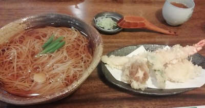 天ぷらそば